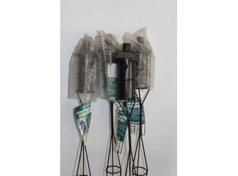 Lot Of 4 Mosquito Torches 5' Tall