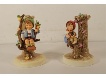 Pair Of Hummel Candle Holders 676 And 677