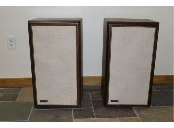 A Pair Of Large Advent Speakers Henry Kloss KLH Cambridge