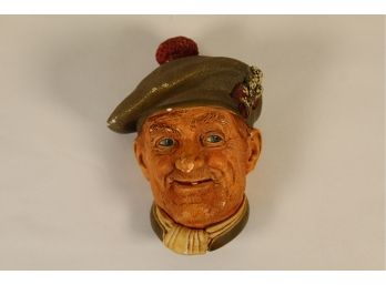 Bossons England 1969 Jock Chalkware Head