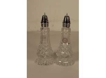 German Lead Crystal Salt & Pepper Shaker