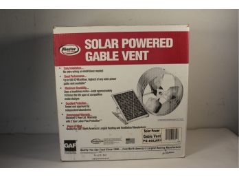 Master Flow Solar Powered Gable Vent