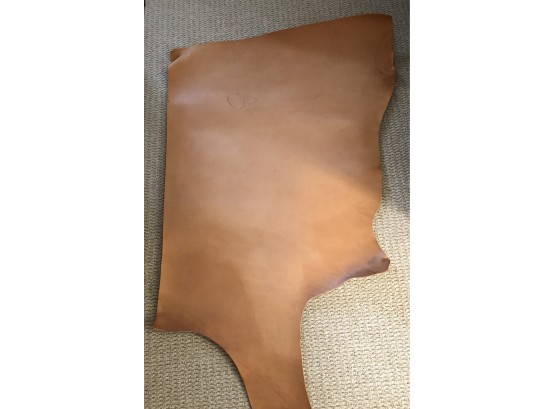 Vintage Large Piece Of Cowhide Leather For Crafting