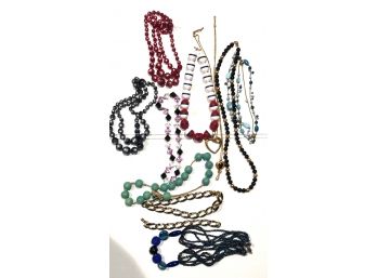 Lot Of Costume Jewelry Chunky Necklaces