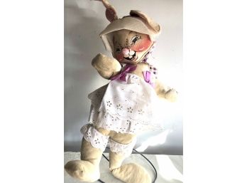 Vintage Annalee  Dolls Lady Rabbit  Eyelit Outfit 20”