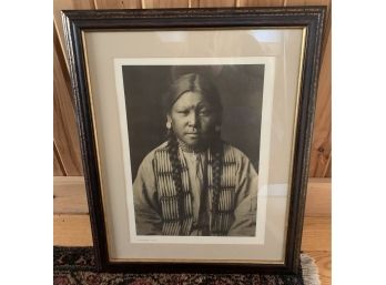 Edward Curtis Print- Cheyenne Girl