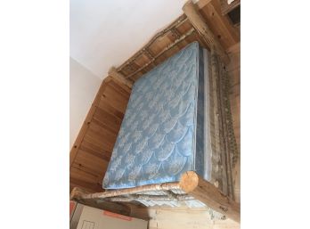 Custom Log Bed Frame