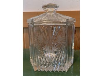 Crystal Jar With Lid
