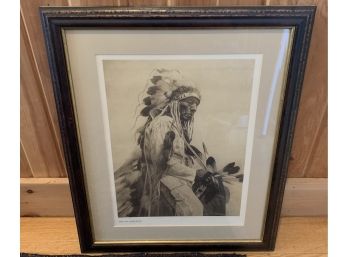 Edward Curtis Print- The Old Cheyenne