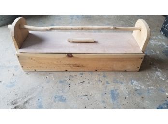 Hand Made Wooden Tool Box