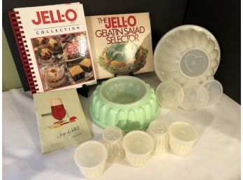 JOYS OF JELLO Lot...Tupperware Molds Galore & Jello Books
