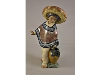 LLadro 'Pedro With Jug” Figurine No 0101241