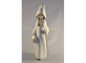 LLadro 'Sheperdess With Staff' Figurine No 4678 Lot 3 (Matte Finish)