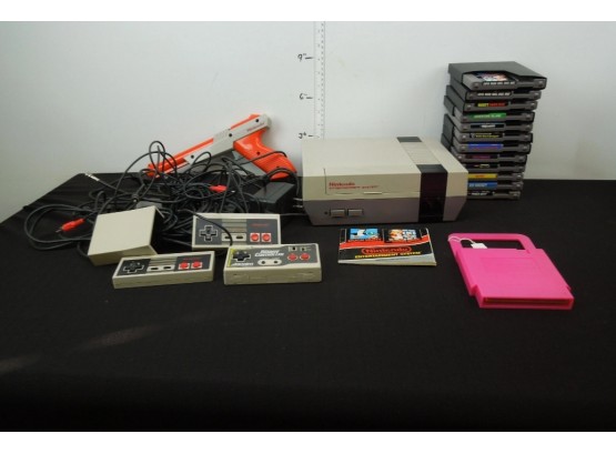 Original Nintendo System With Games And Accessories