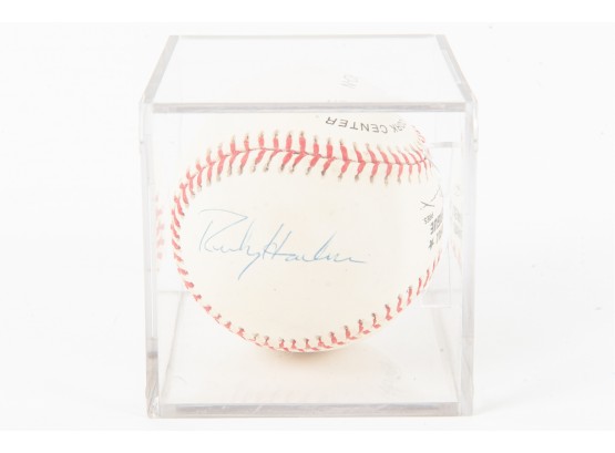 Autographed Baseball Featuring Pete Rose