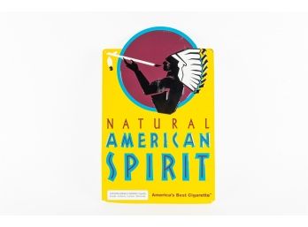 Vintage 'Natural American Spirit' Cigarette Advertisement