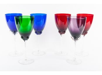Colored Glass Stemware