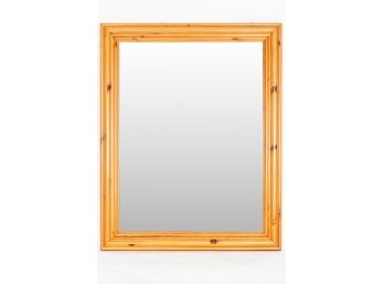 Folk Style Pine Frame Mirror