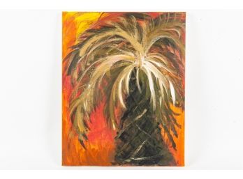 Untitled Palm Painting On Canvas