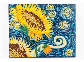Teresa Rissmeyer 'Starry Sunflowers'