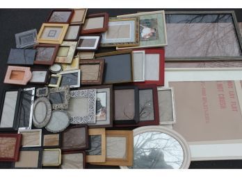 Large Lot Of Various Sized Frames