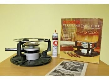 Ronson Varaflame Cast-iron Table Chef Portable Gas Range - Like New In Box