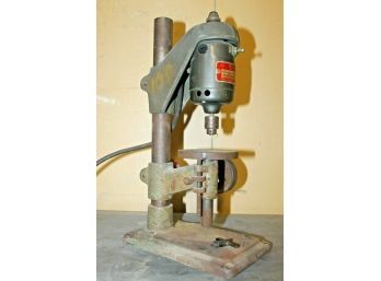 Vintage Mini Table Top 14' Drill Press By Dumore