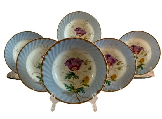 Set Of Flowered Dessert Bowls