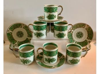 Set Of 16 Teacups & Saucers By Andrea By Sadek Fitzhugh