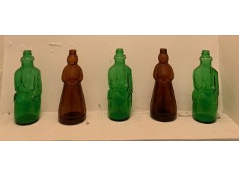 Red And Green Bottle Collection