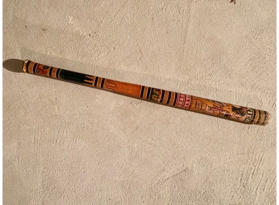 Vintage Carved Walking Stick From Mexico