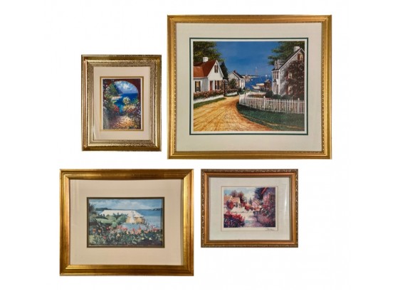 Set Of 4 Framed Art Prints