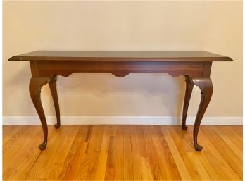 Ethan Allen Queen Anne Inspired Console Table