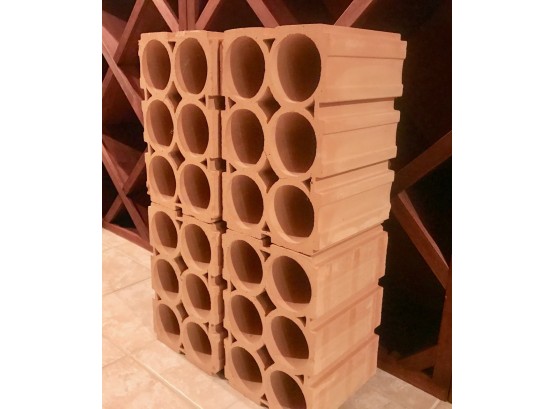 Terra Cotta Wine Cylinders (4)