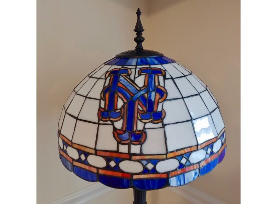 New York Mets Stained Glass Floor Lamp