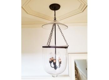 Semi-Flush Traditional Lantern Style Ceiling Light