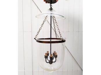 Ornate Antique Style Clear Glass Ceiling Lamp (5)