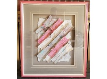 Handmade Framed Paper Sculpture