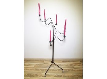 Large Modern Standing Candelabra - 5' Height!