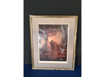 Salvador Dali  Large Pencil Signed And Numbered 7/250  Seriagraph