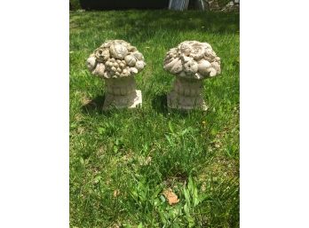 Concrete Lawn Ornaments 60  Years Old No Breakage Just Aged
