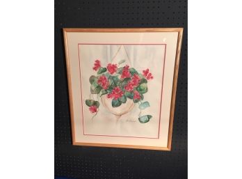 Nice Clean Watercolor Signed Lower Right Joan Arazosa