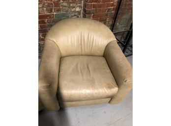 Mid Century Leather Chair 2