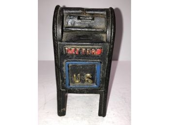 Antique Bank Mail Box