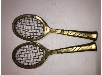 Brass Tennis Rackets
