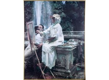 He Fountain, Villa Torlonia, Frascati, Italy By John Singer Sargent Print