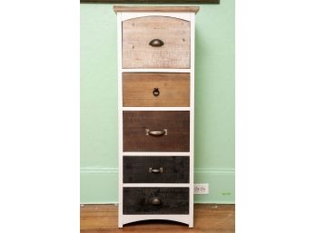 Powell Five Drawer Painted Wood Dresser
