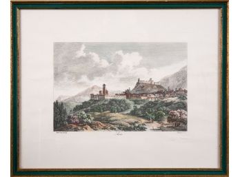 Assisi Print Drawn By J. Smith  Editions P.V. 13