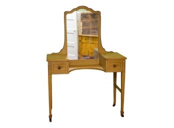 Vintage Vanity With Hand Painted Details