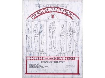 Measure For Measure College Of The Holy Cross Fenwick Theatre Drawing